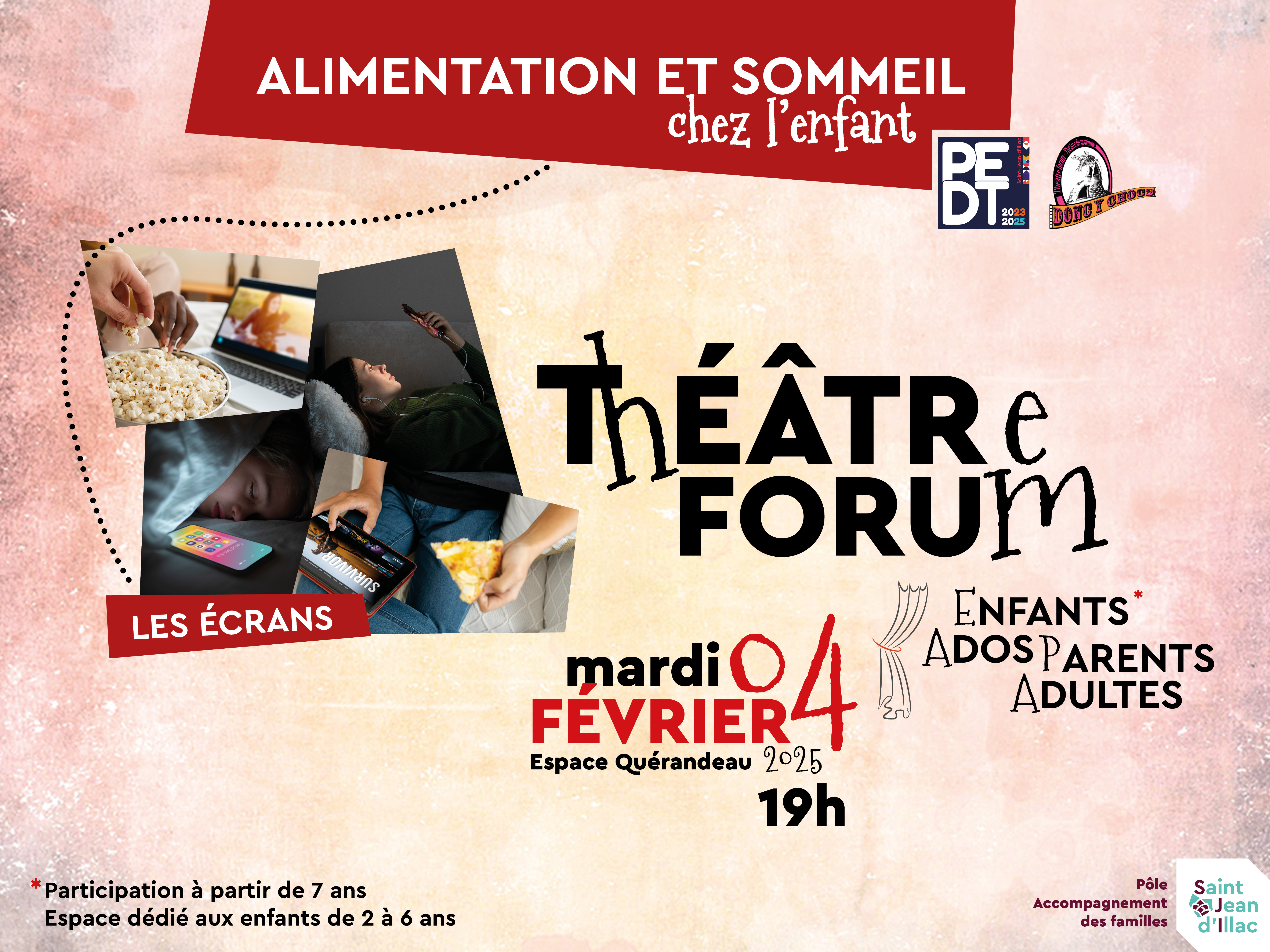 PEDT - Soirée parentalité "Théâtre Forum"