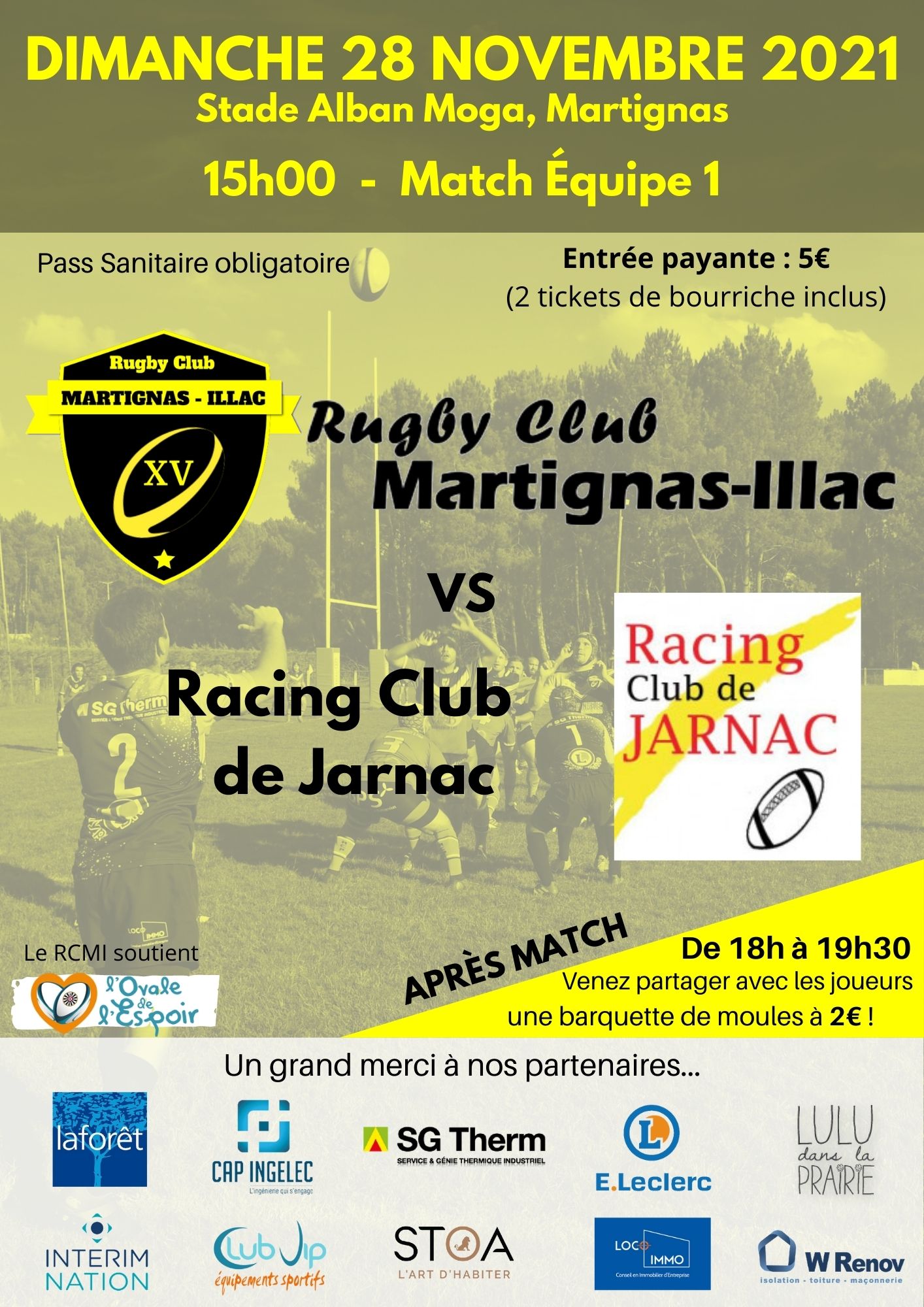 Match RCMI / RC de Jarnac