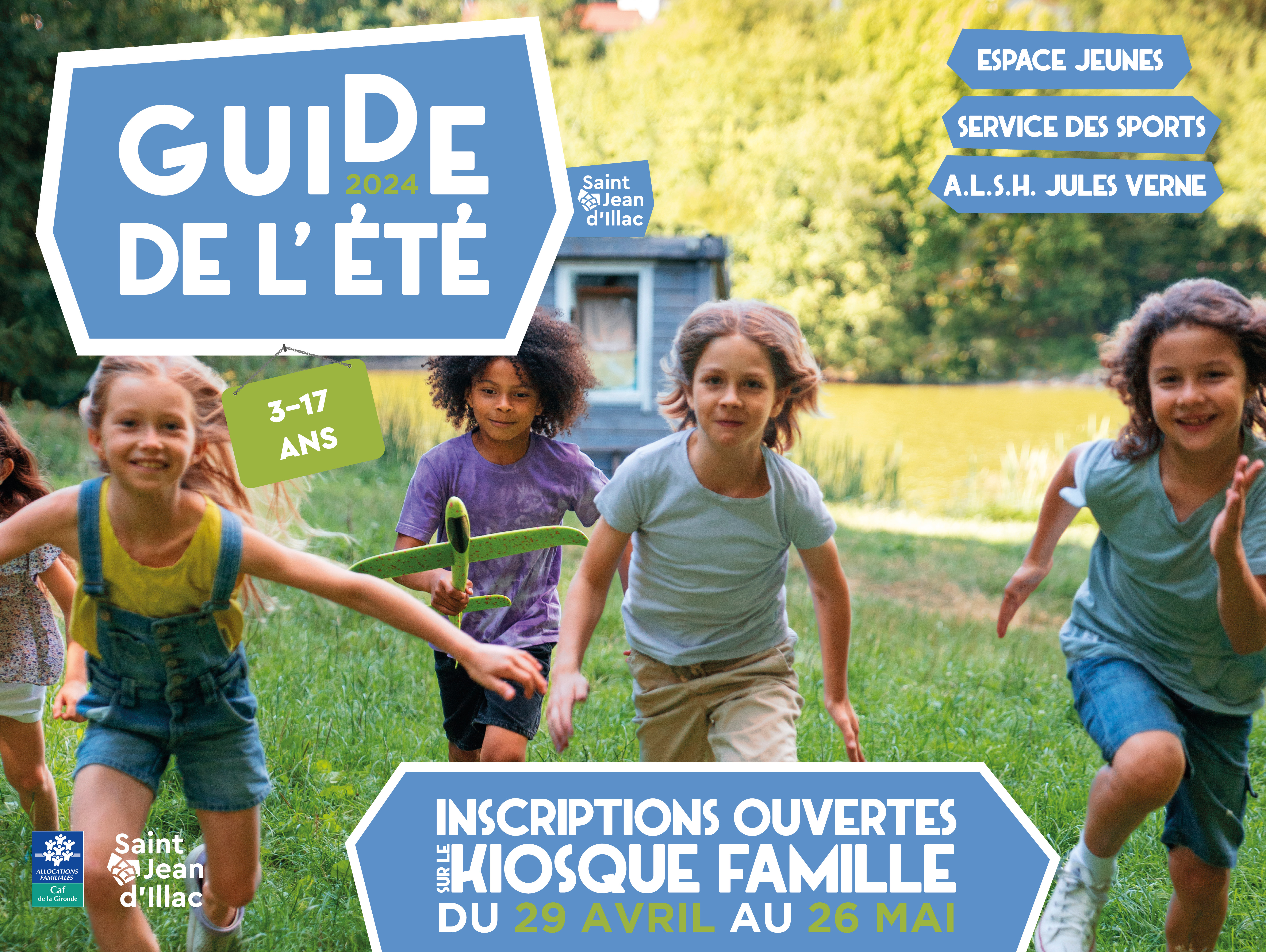 Séjours et stage d'été 2024 - Pour les 3 à 17 ans