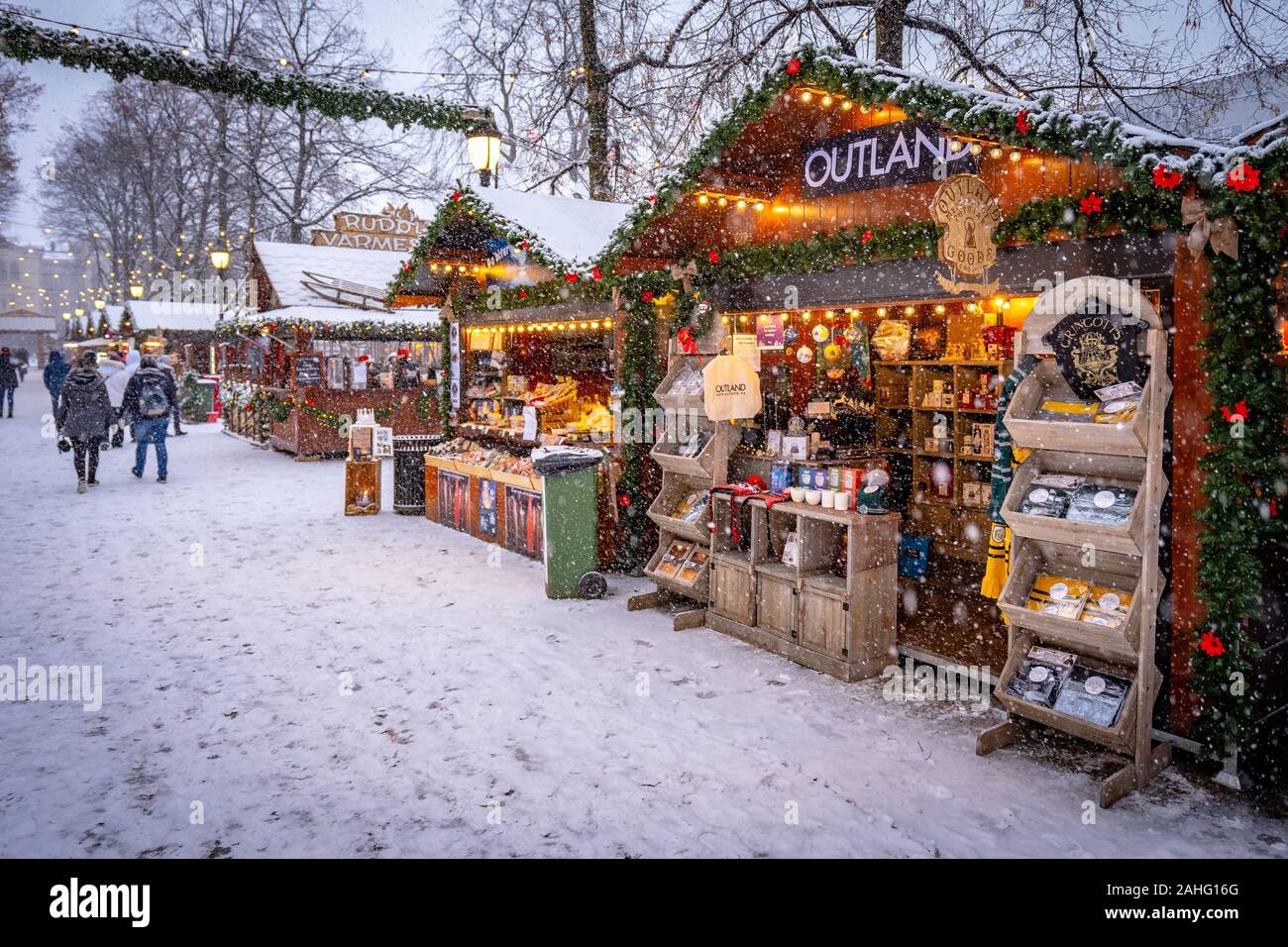 Des stands aussi en exterieur