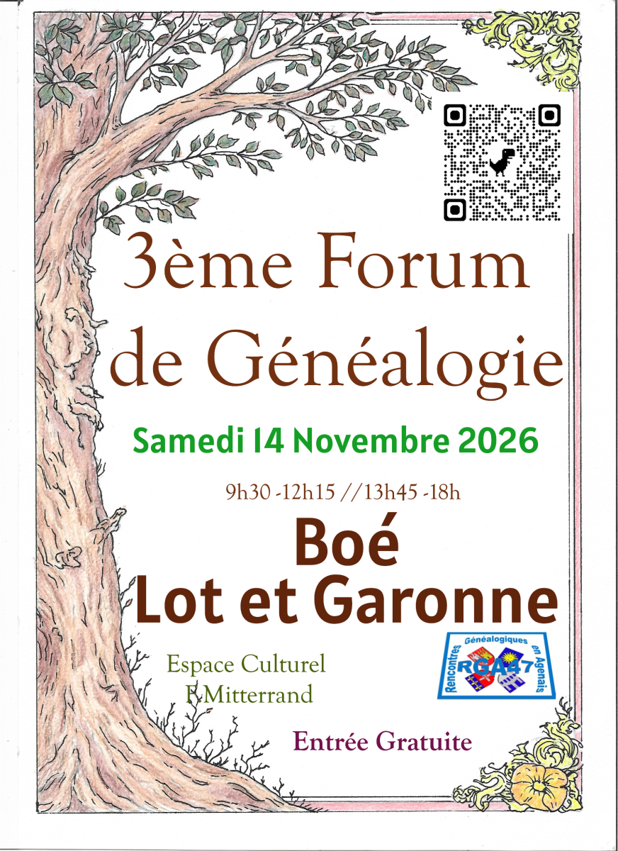 Forum de généalogie