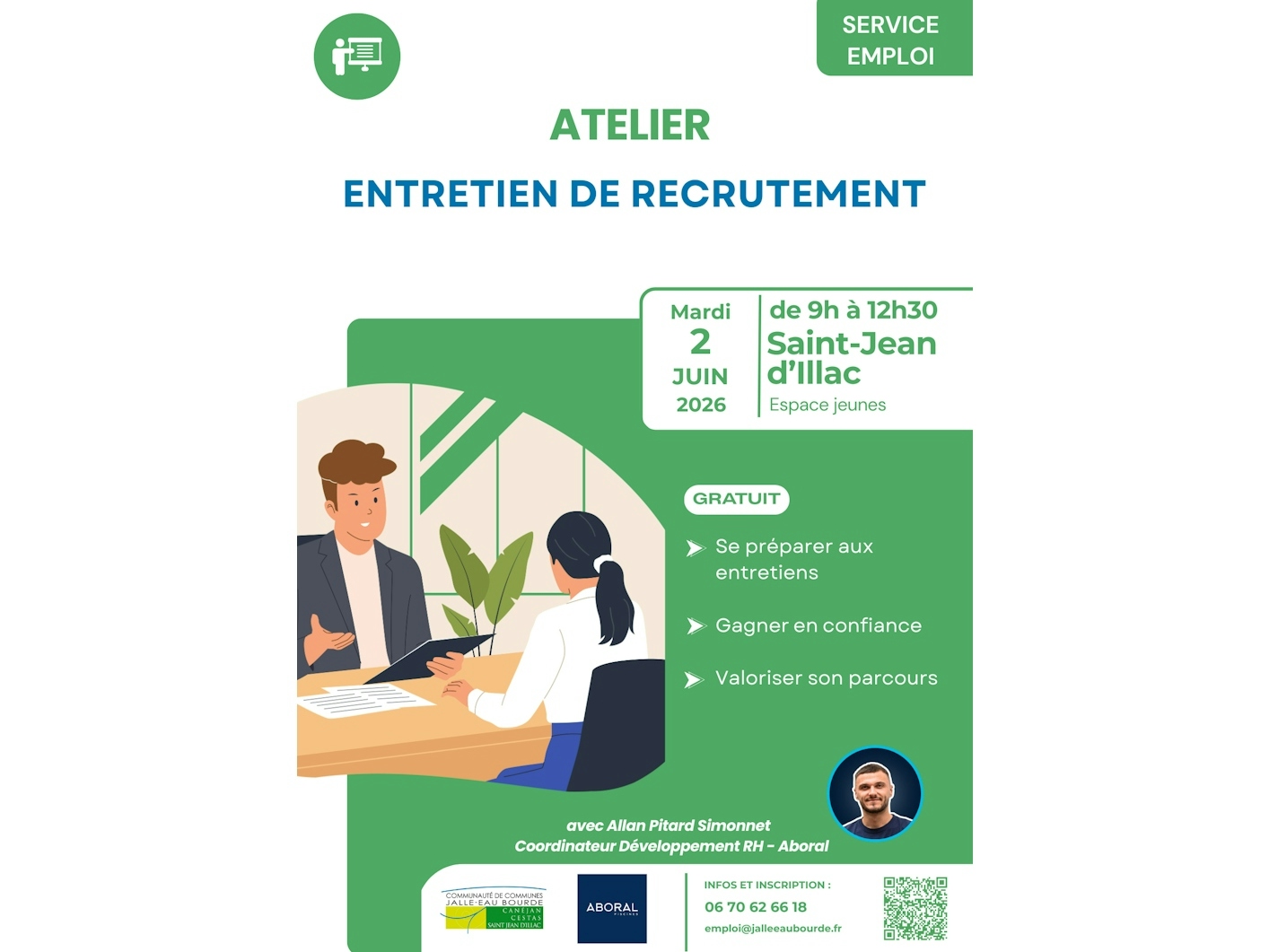 Atelier entretien recrutement