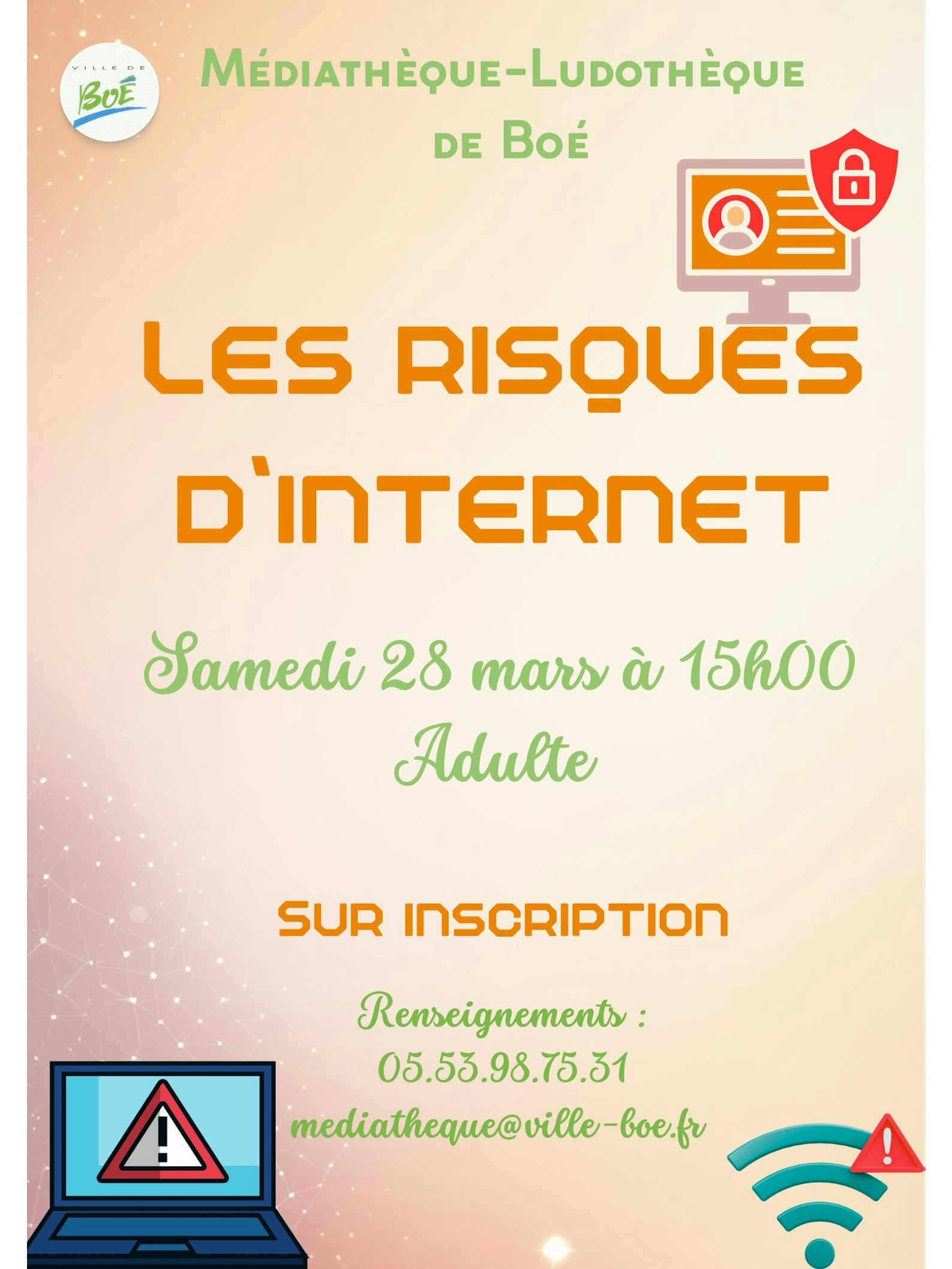 « Arobase Café » Surfer sans risques sur Internet pour les adultes