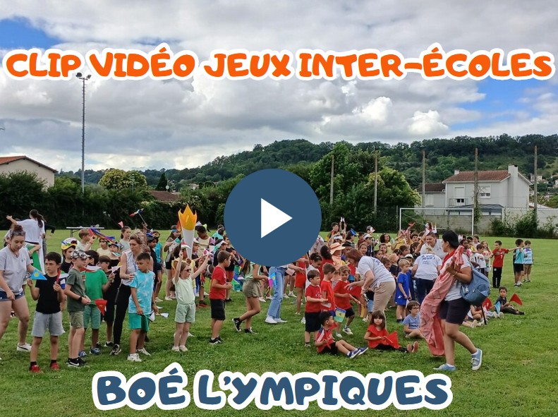 Jeux inter écoles en lien avec le programme Olympique de la ville de Boé