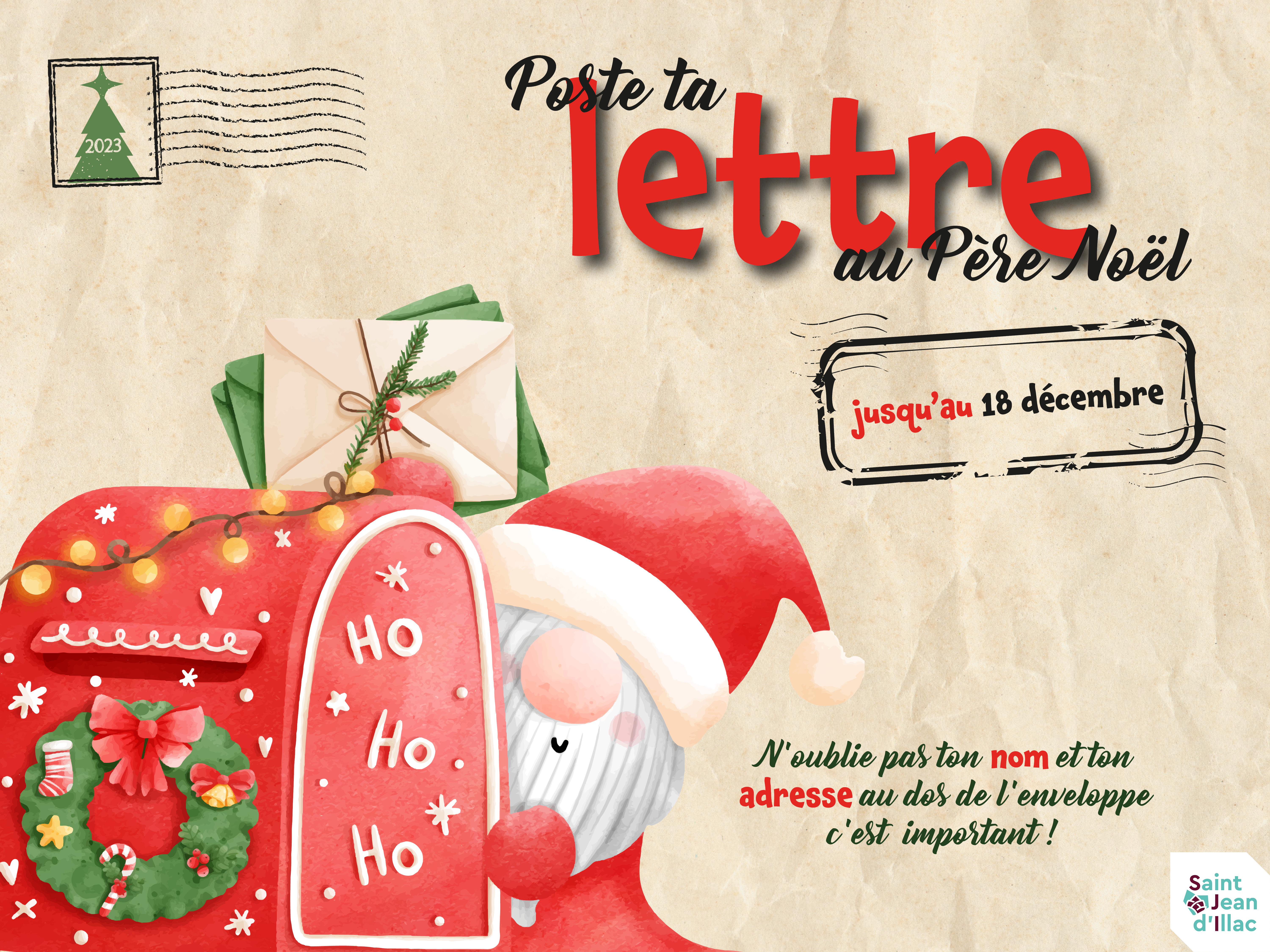 Boîte aux lettres du Père Noël J-1