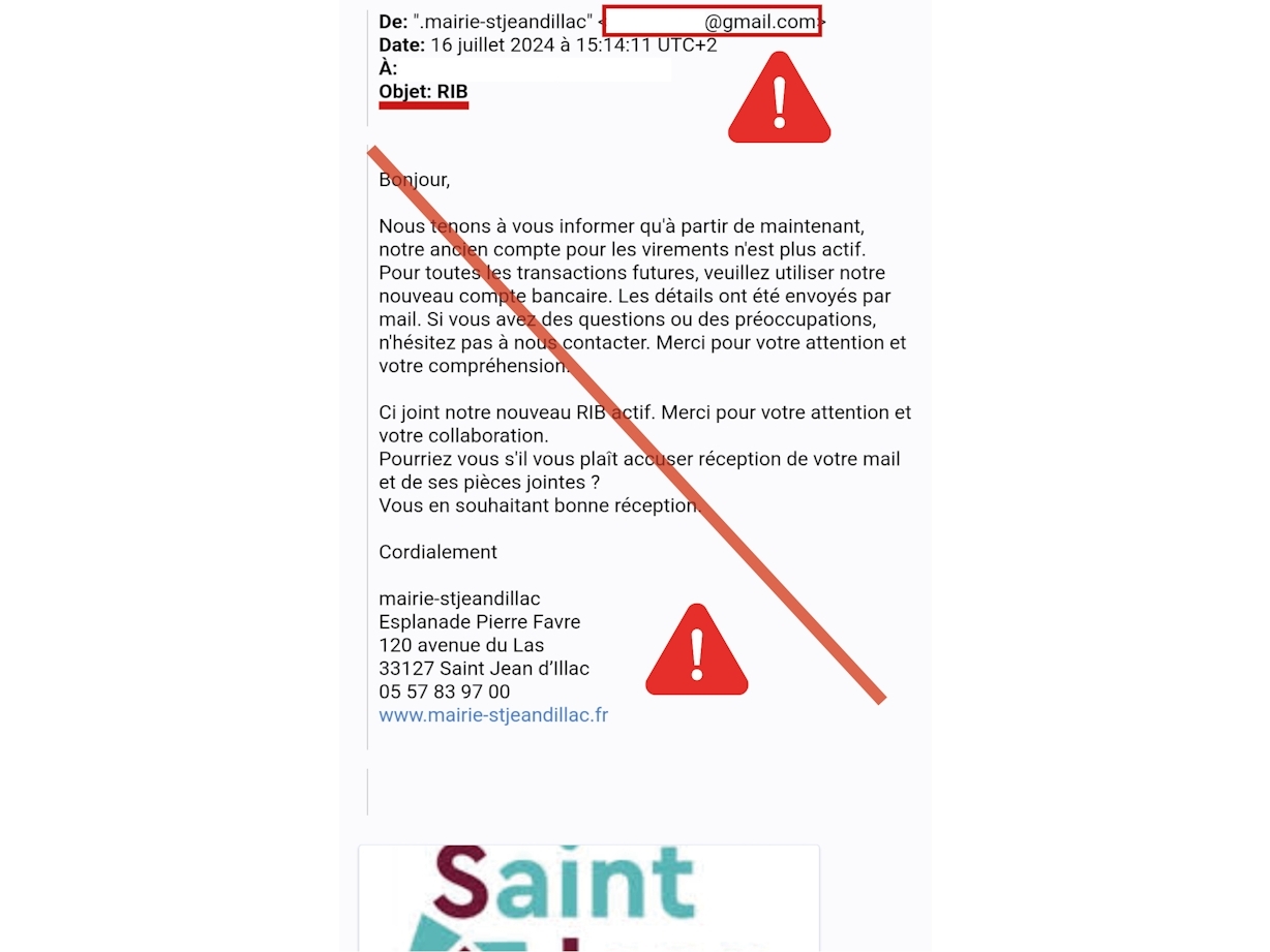 Usurpation d'identité Mairie