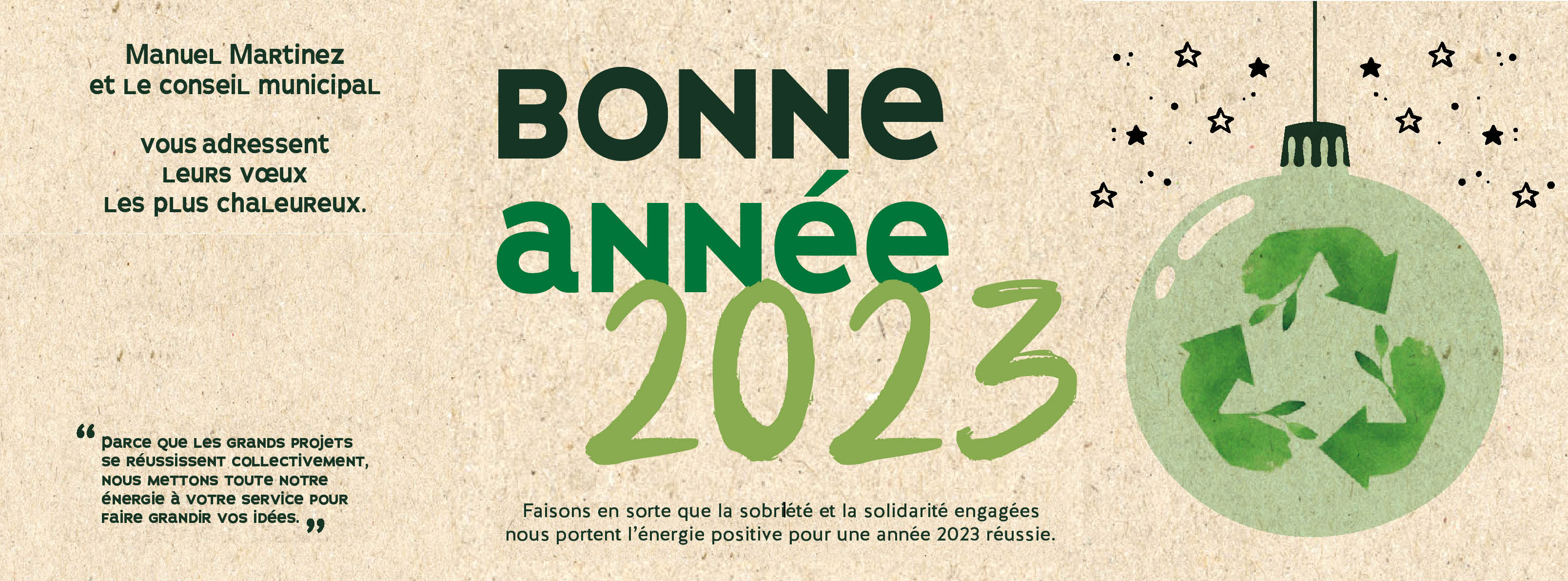 Très belle année 2023 !
