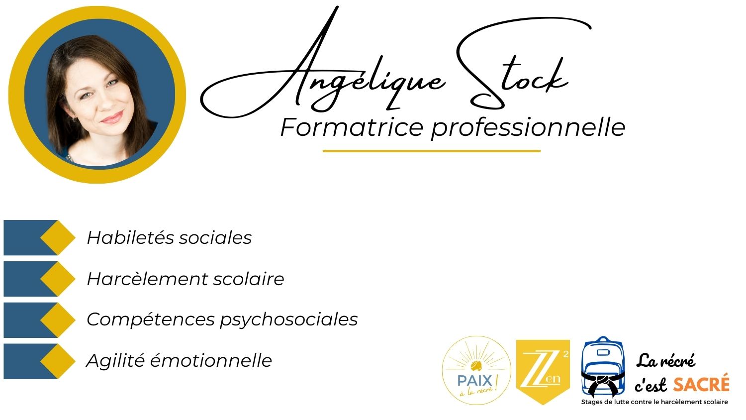 Stock Angélique - Formations