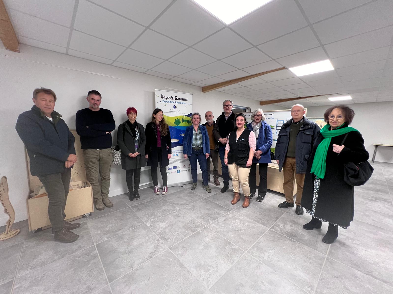 Inauguration de l'exposition Odyssée Garonne