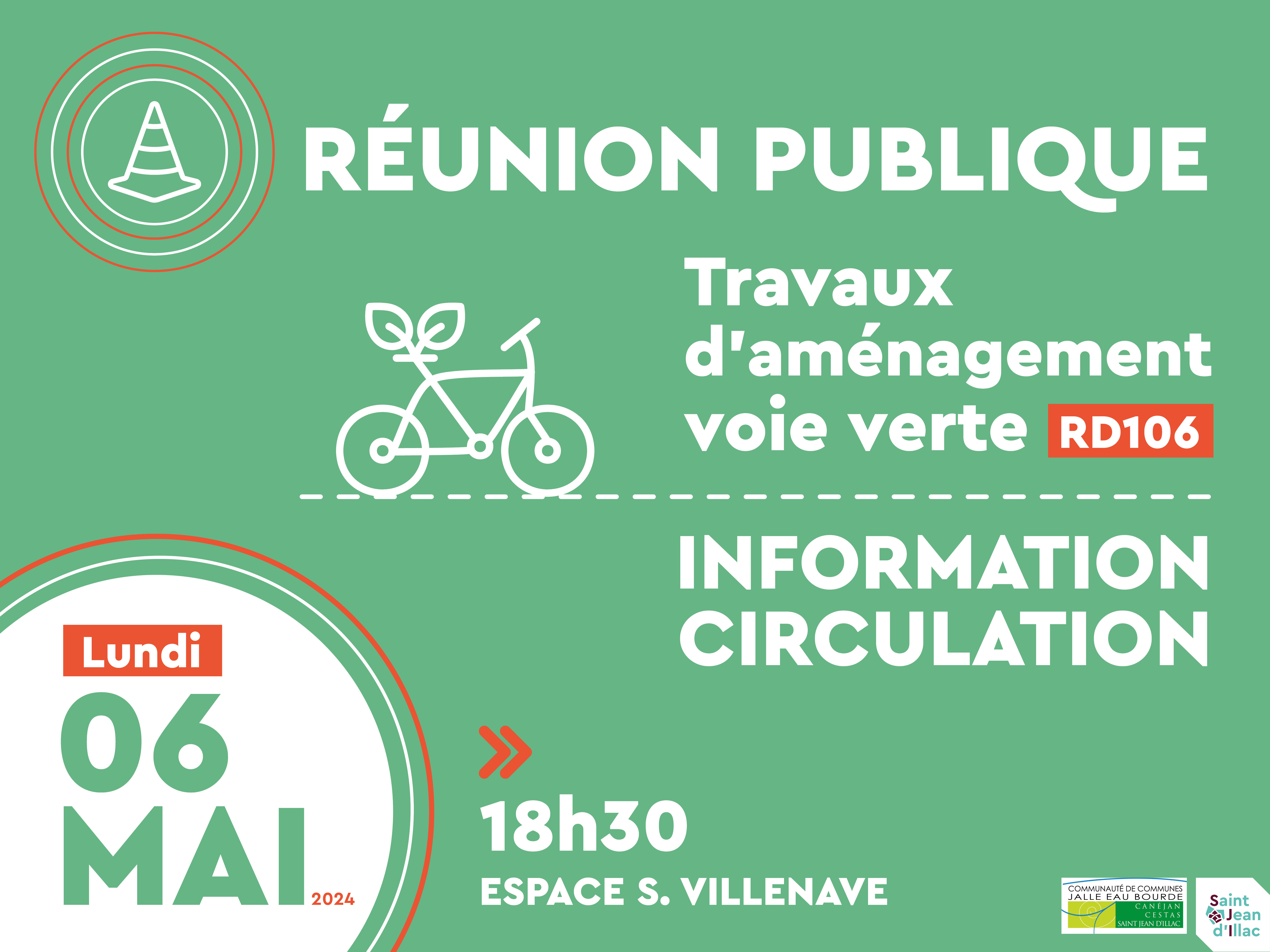 Réunion publique - Travaux d'aménagement voie verte RD 106