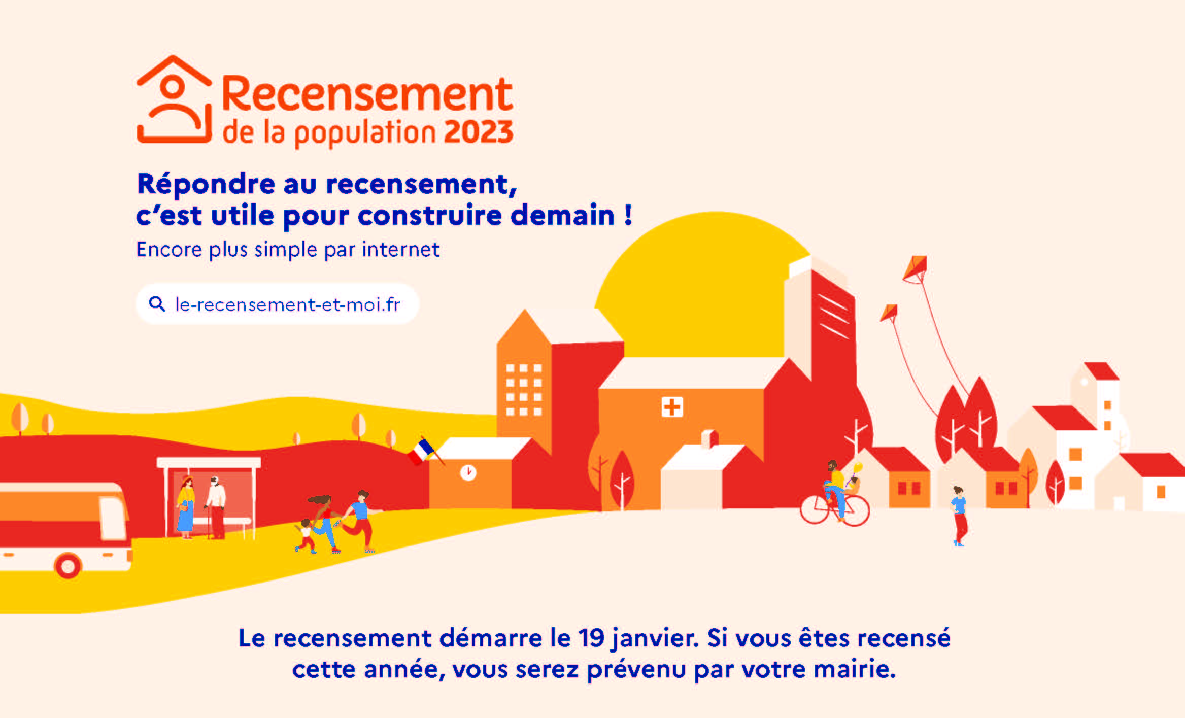 Le recensement 2023 va démarrer