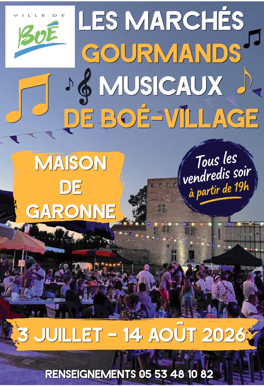 Marchés gourmands musicaux