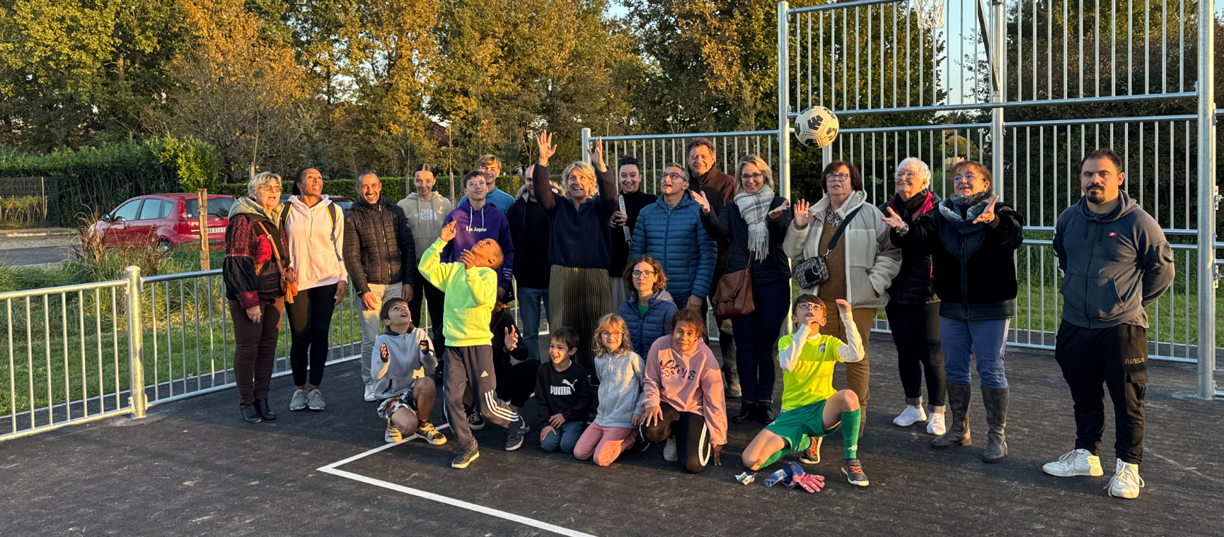 L'aire multisports de Saint Pierre de Gaubert inaugurée