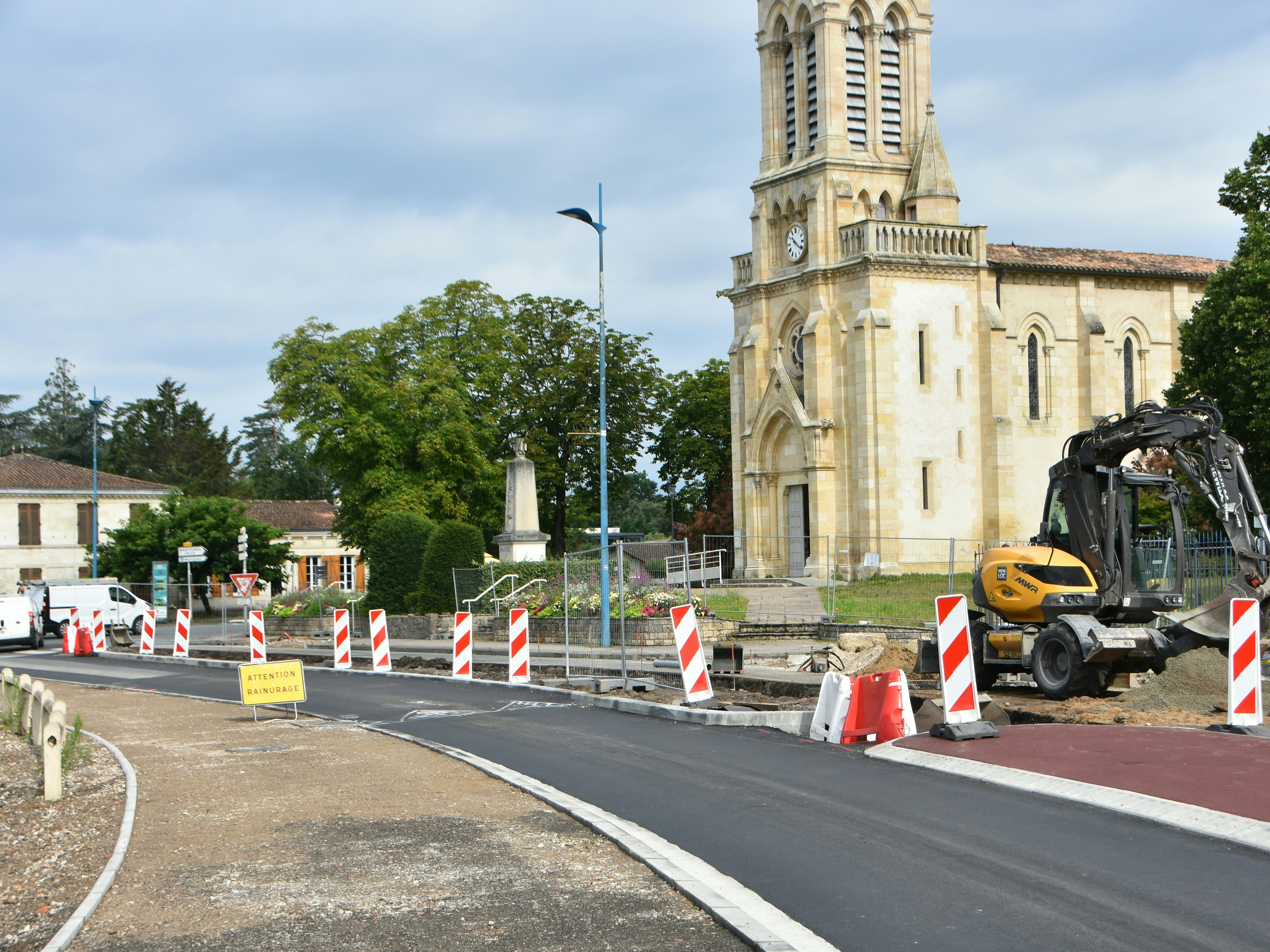 Travaux d'aménagement voie verte RD106