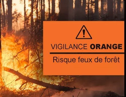 Vigilance orange Feux de forêt - Département de la Gironde