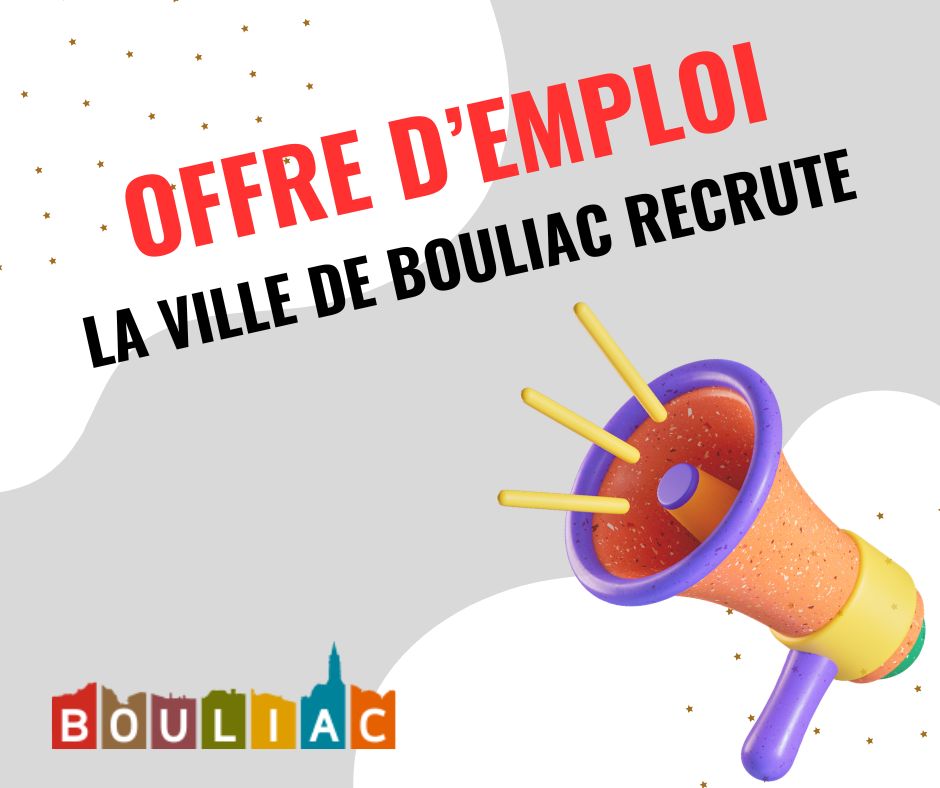 Offre d'emploi : La ville de Bouliac recrute
