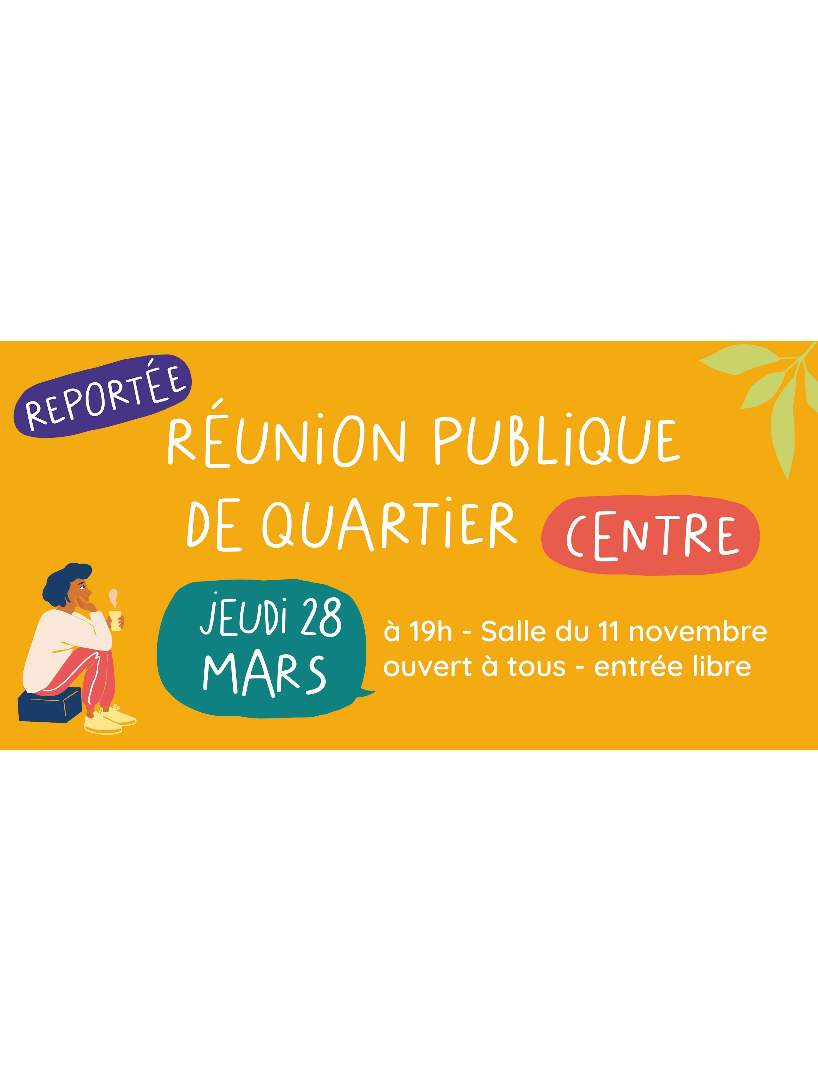 Réunion publique de quartier : Centre