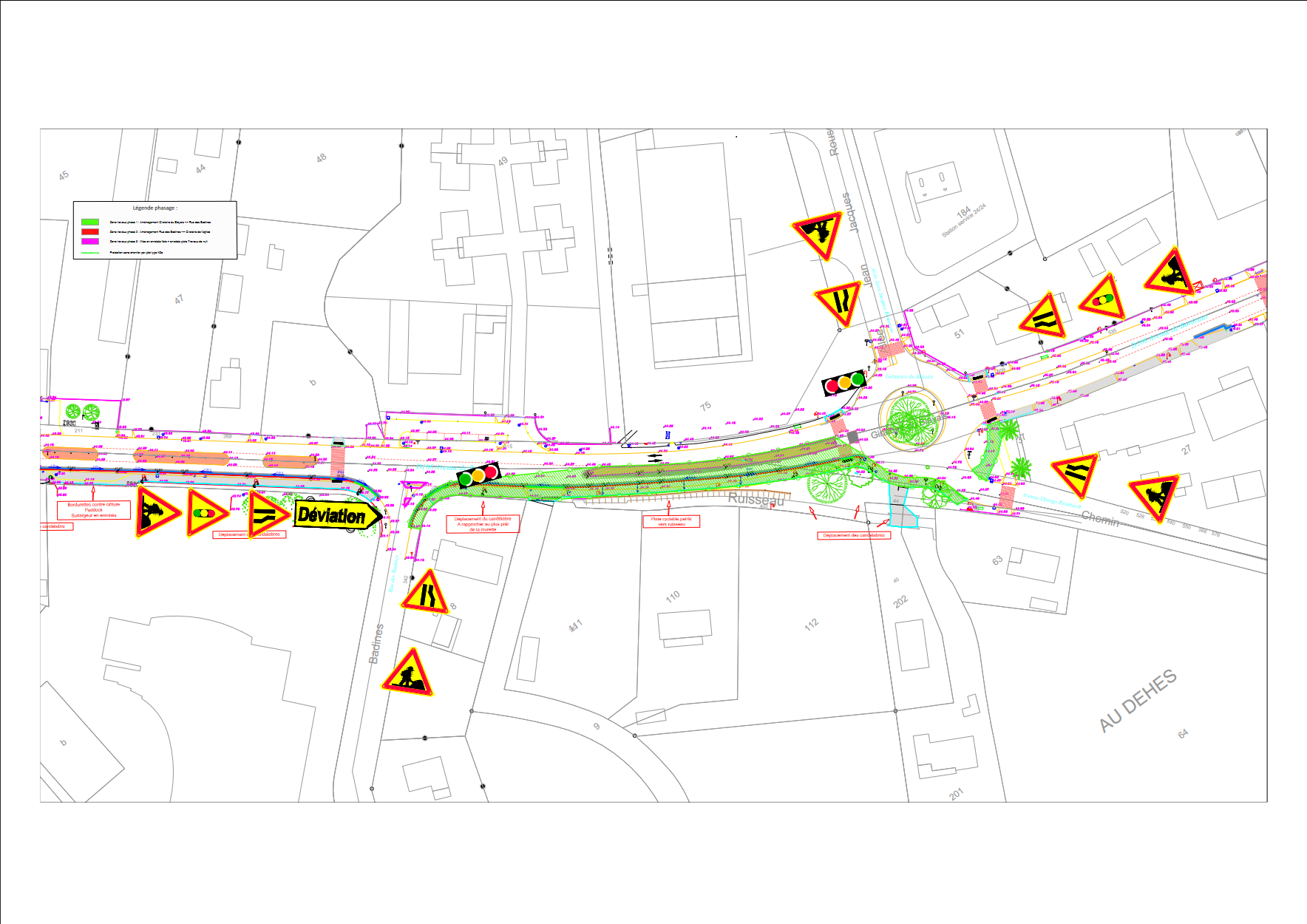 TRAVAUX D'AMÉNAGEMENT VOIE VERTE RD106