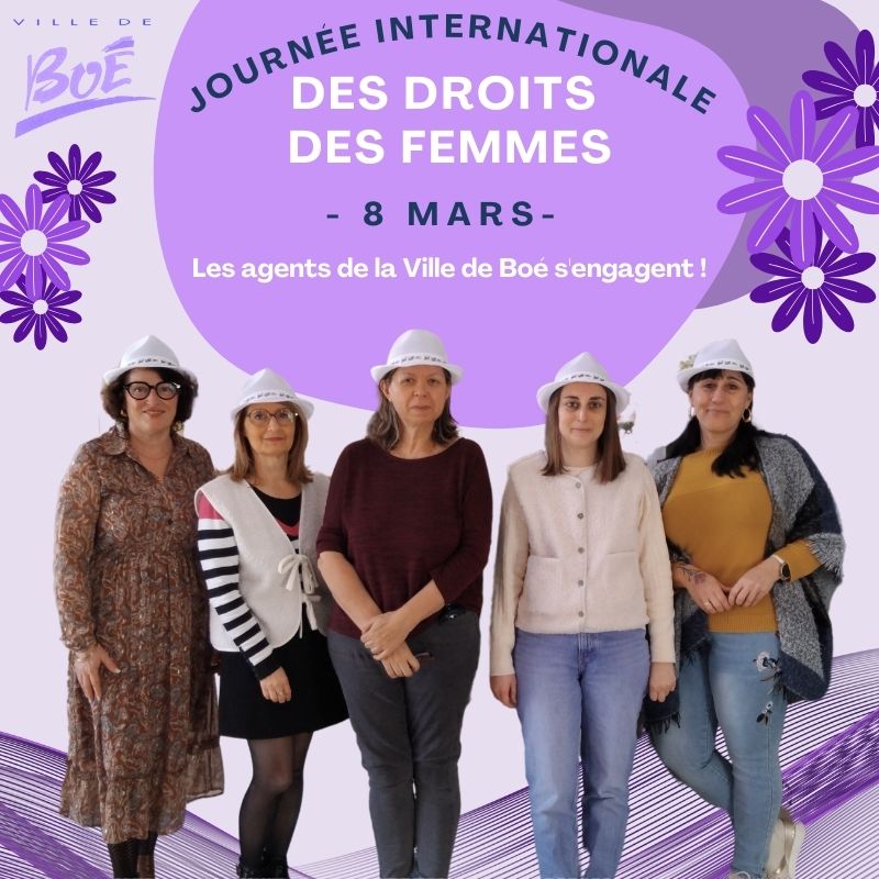 La Ville de Boé se mobilise pour la Journée Internationale des Droits des Femmes