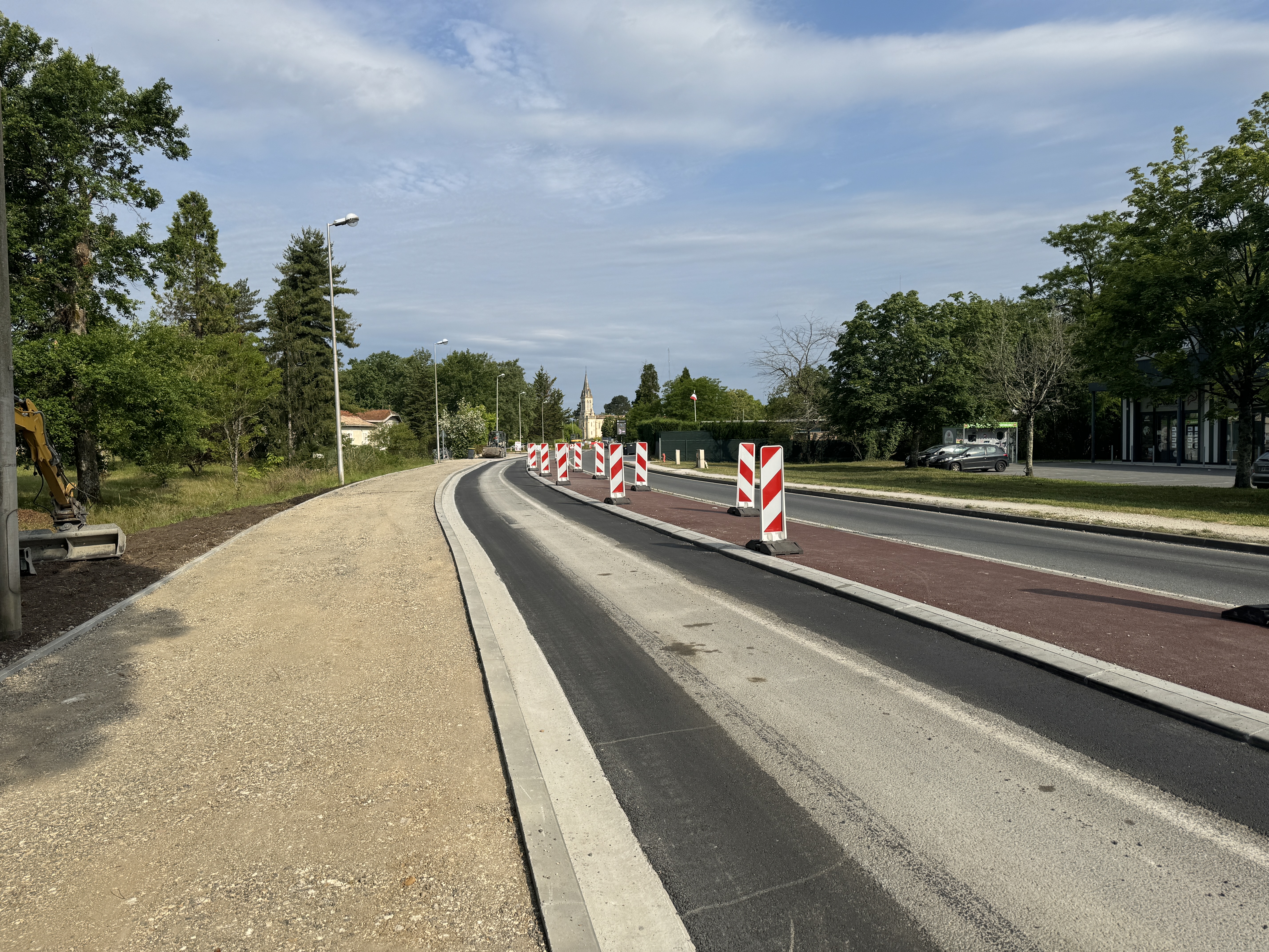 Travaux d'aménagement voie verte RD106