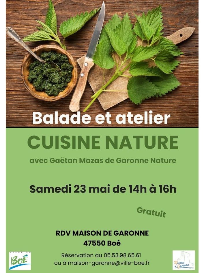 Atelier cuisine nature