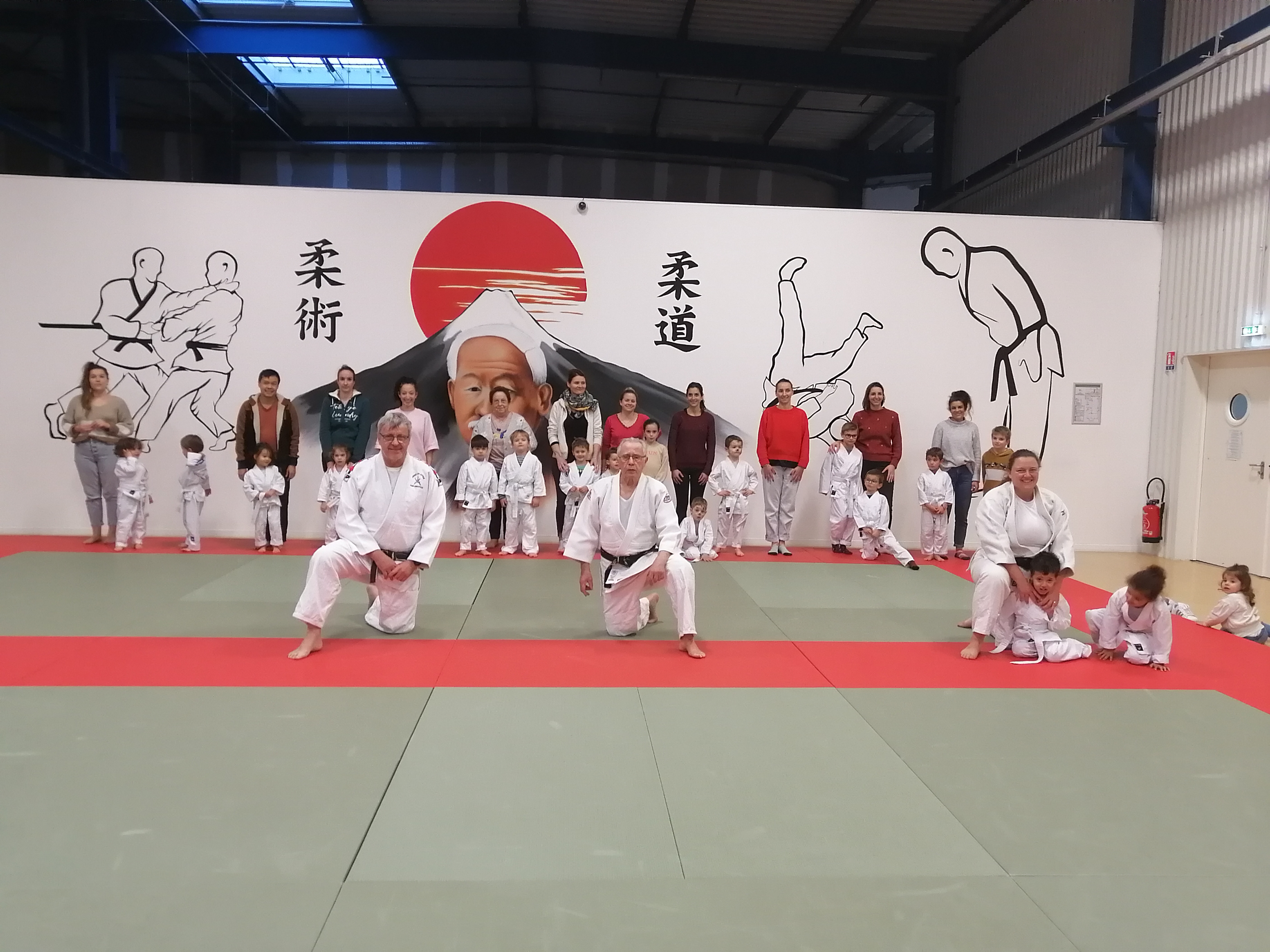 Derniers cours de l'année éveil judo le 17 décembre 2025