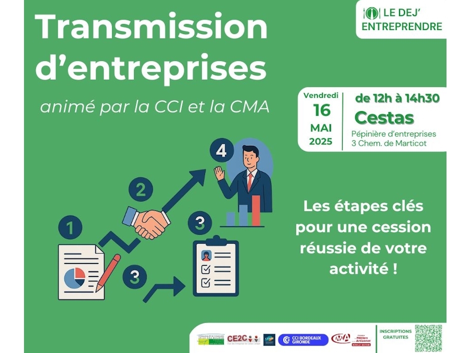 Le dej' entreprendre - CDC Jalle Eau Bourde