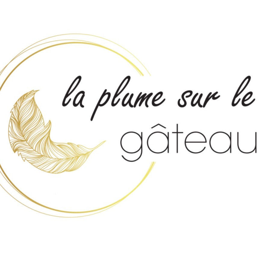 la plume sur le gâteau