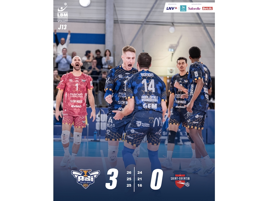ASI vs St Quentin : Victoire 3/0 ! 
