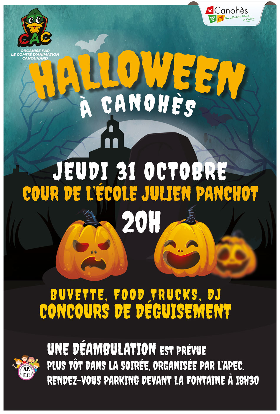 🎃👻 SOIRÉE HALLOWEEN À CANOHÈS ! 👻🎃