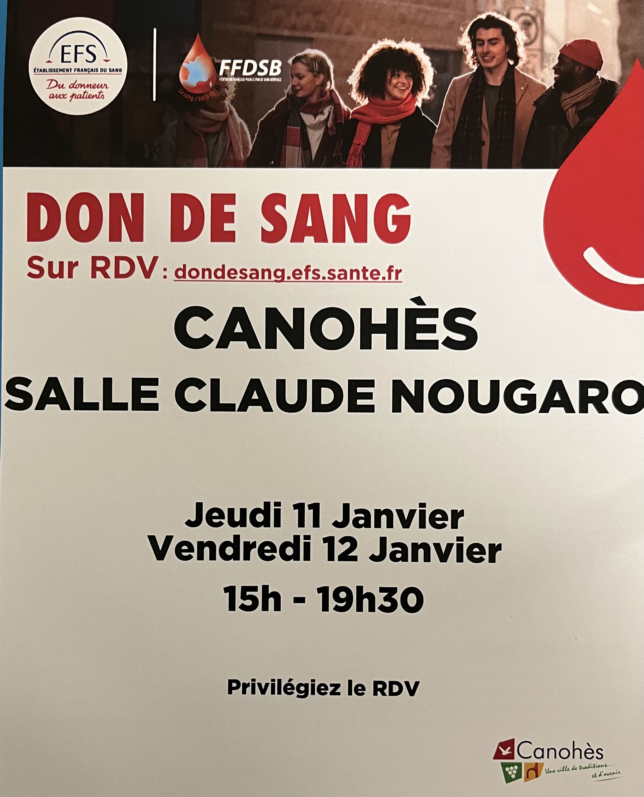 Collecte de sang 