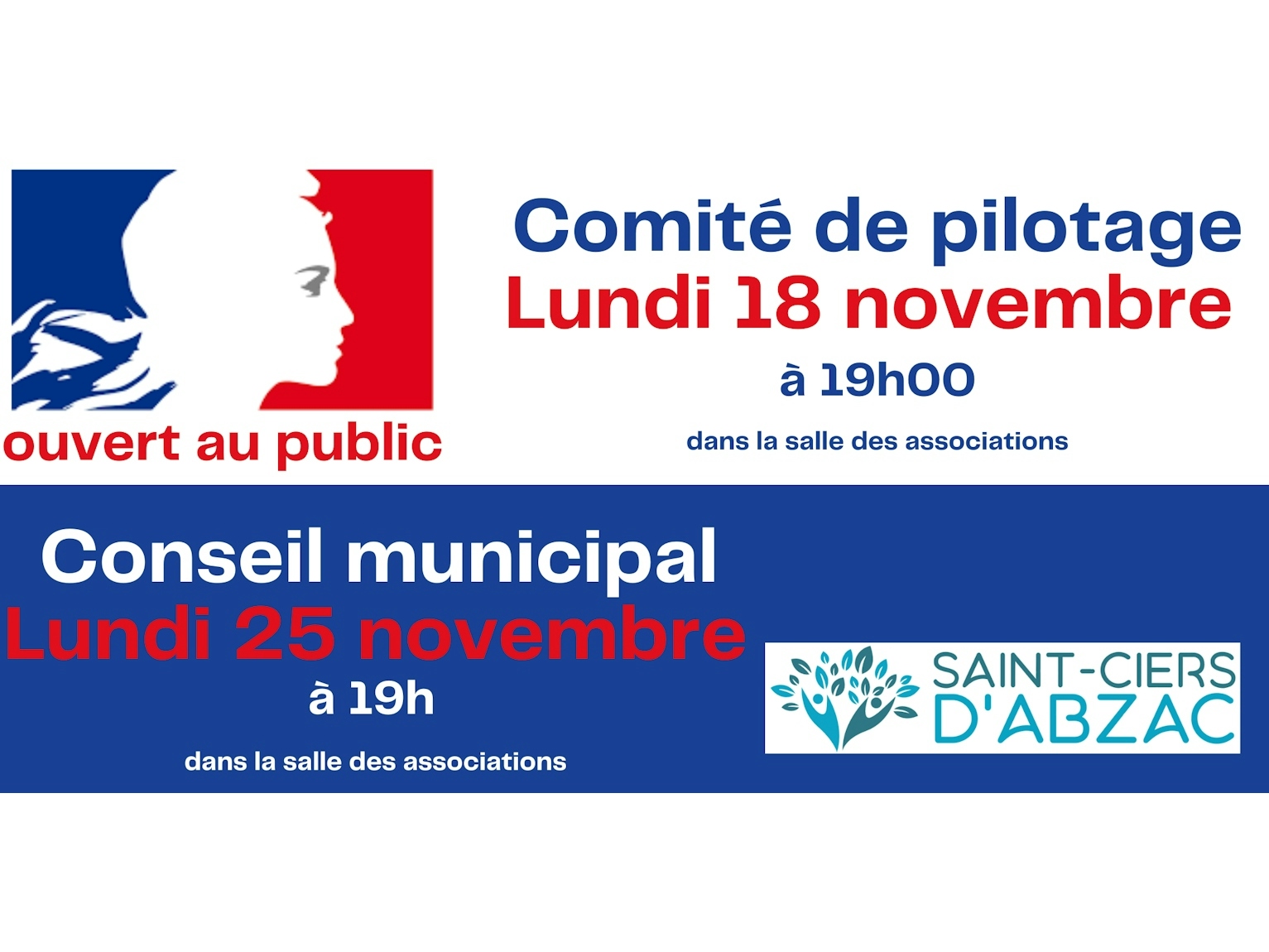 Comité de pilotage et conseil municipal