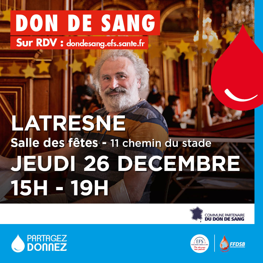 Don de sang à Latresne