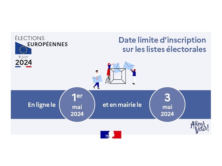 Élections Européennes 2024 - Inscriptions listes électorales