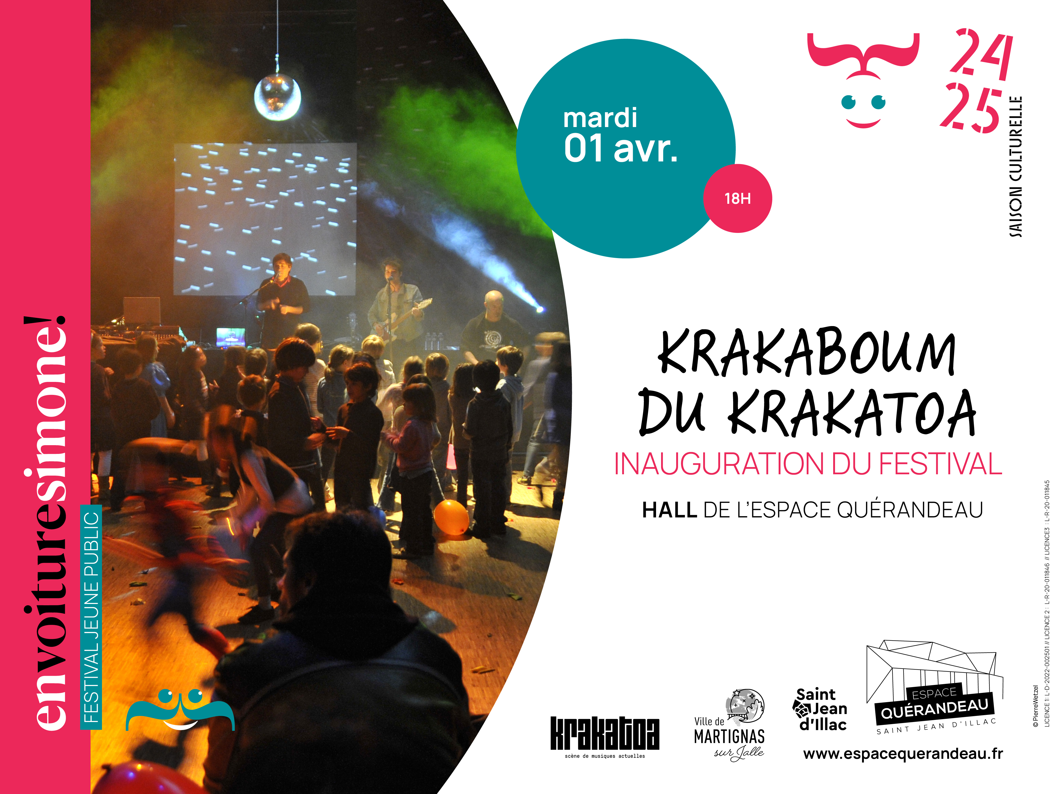 Inauguration du Festival En Voiture Simone avec la Krakaboum