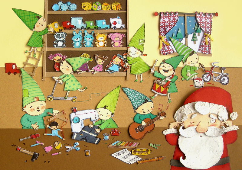 Atelier des lutins au marché de Noël 