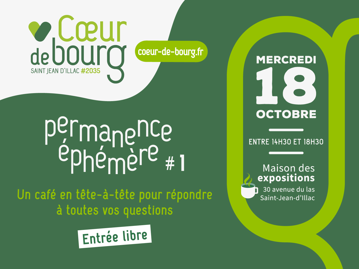 Coeur de Bourg - Permanence éphémère#1